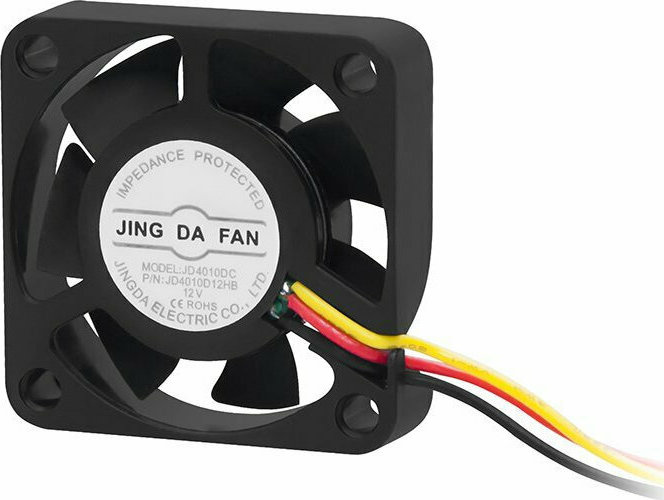 Ανεμιστήρας 40x40x10mm 12V 3W με Ρουλεμάν