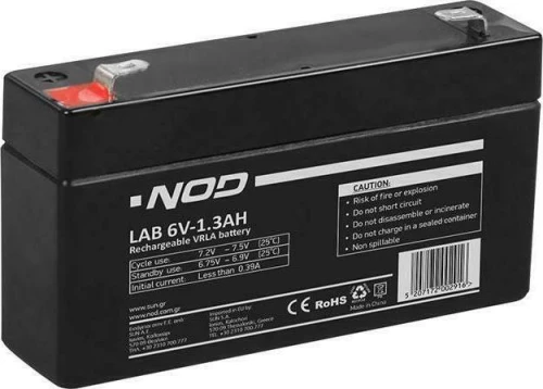 NOD LAB 6V1.3AH Lead Acid Battery