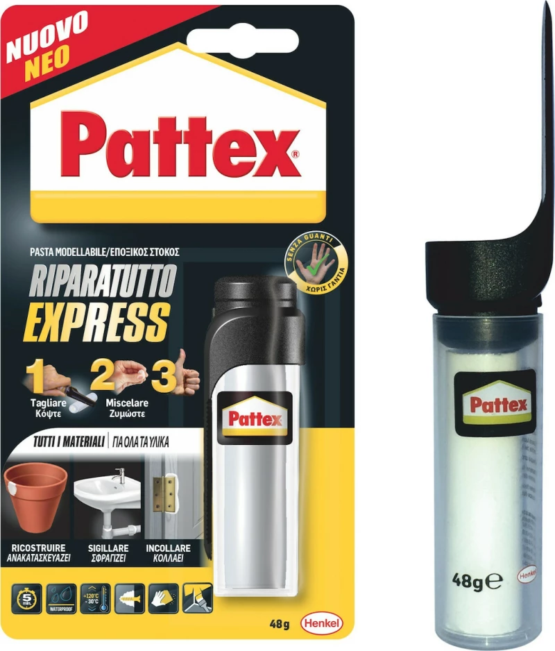 REPAIR EXPRESS ΕΠΟΞΙΚΗ ΠΛΑΣΤΕΛΙΝΗ 48gr PATTEX