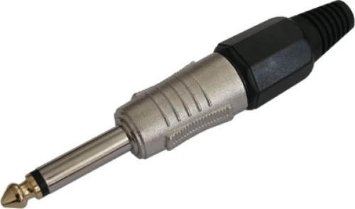 HQ 6.3mm Jack mono male Black