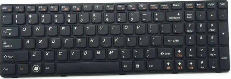 Πληκτρολόγιο για Lenovo G585 & G580 US, Μαύρο (KEY-058)