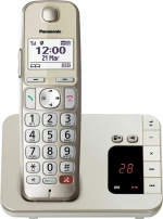Panasonic KX-TGE260 Ασύρματο Τηλέφωνο με Aνοιχτή Aκρόαση Champagne