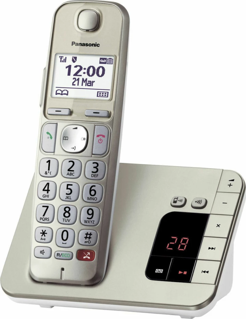Panasonic KX-TGE260 Ασύρματο Τηλέφωνο με Aνοιχτή Aκρόαση Champagne