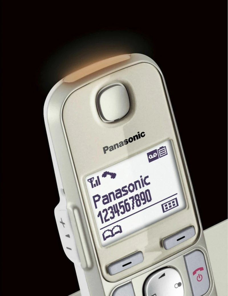 Panasonic KX-TGE260 Ασύρματο Τηλέφωνο με Aνοιχτή Aκρόαση Champagne