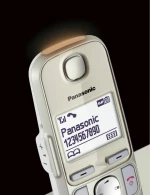 Panasonic KX-TGE260 Ασύρματο Τηλέφωνο με Aνοιχτή Aκρόαση Champagne