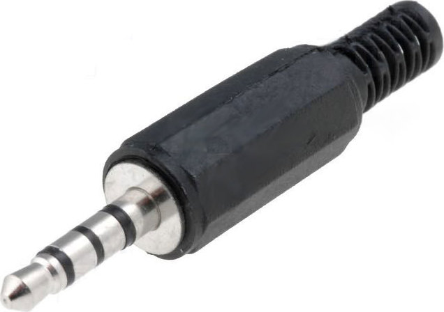 3.5mm Jack male 4-Way Black