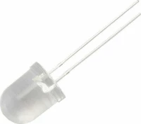 LED 10mm Διάφανο Μπλε