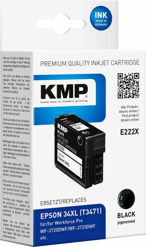 KMP Συμβατό Μελάνι Epson T3471 Μαύρο