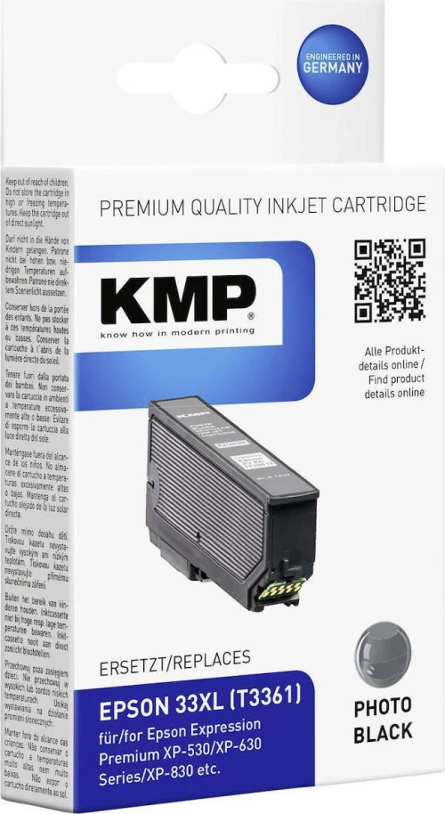 KMP Συμβατό Μελάνι Epson T3361XL Black