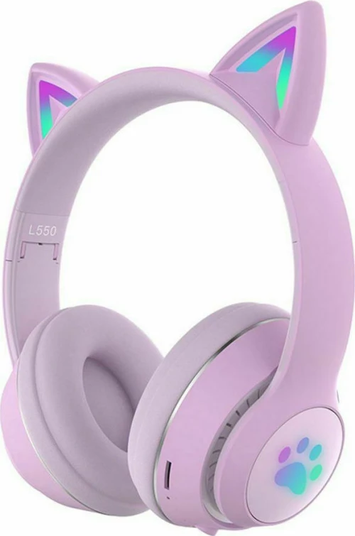L550 Ασύρματα Over Ear Ακουστικά Μωβ