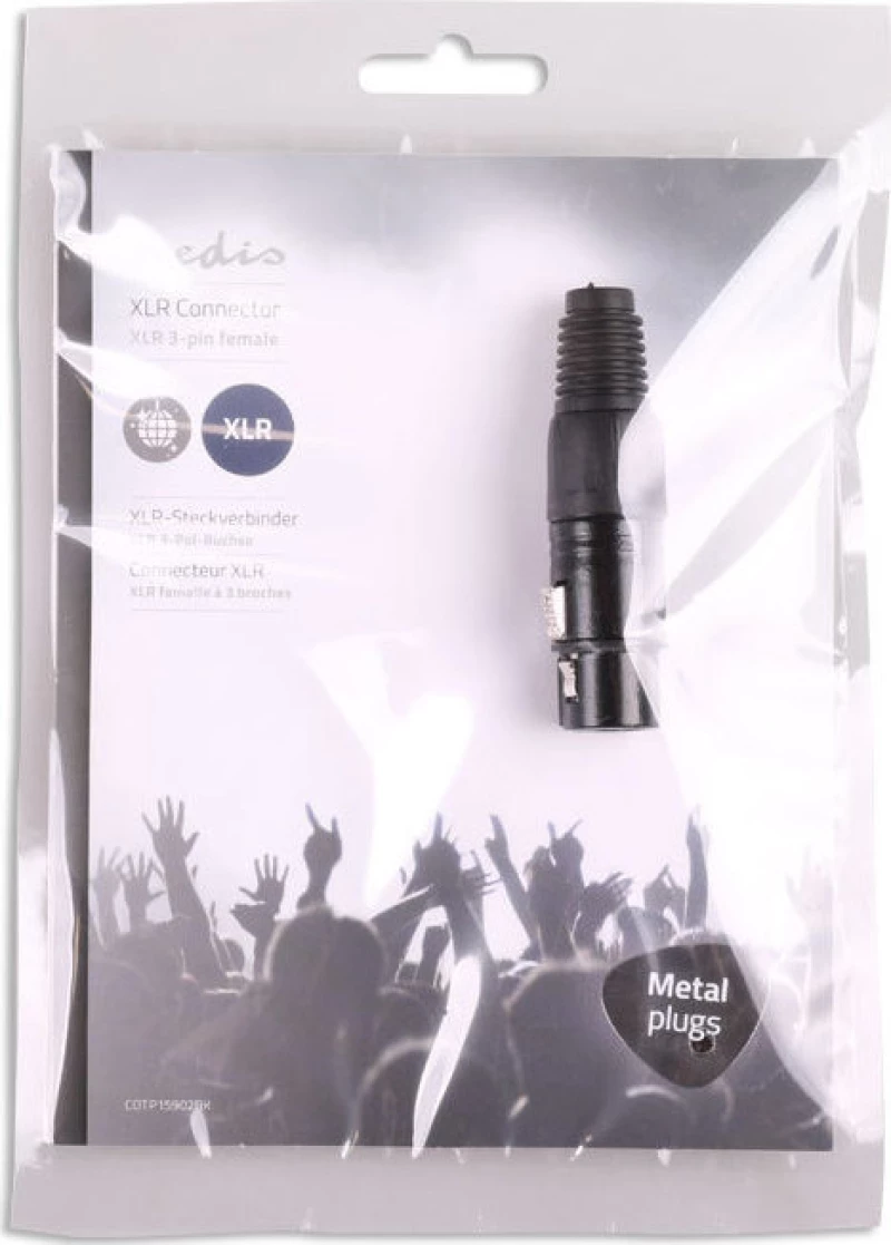 Nedis XLR female (COTP15902BK)