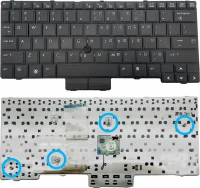 Πληκτρολόγιο HP EliteBook 2540 2540P US BLACK with Trackpoint ΟΡΙΖΟΝΤΙΟ ENTER