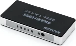 KanaaN 4K UHD 1x4 Port HDMI Splitter - 1 HDMI Input to 4 HDMI Output (KN40657)