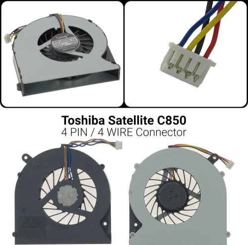 Ανεμιστήρας Toshiba Satellite C850 4pin