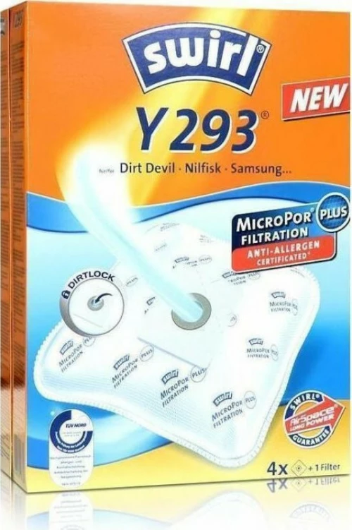 Swirl Y293/4 Σακούλες Σκούπας 4τμχ