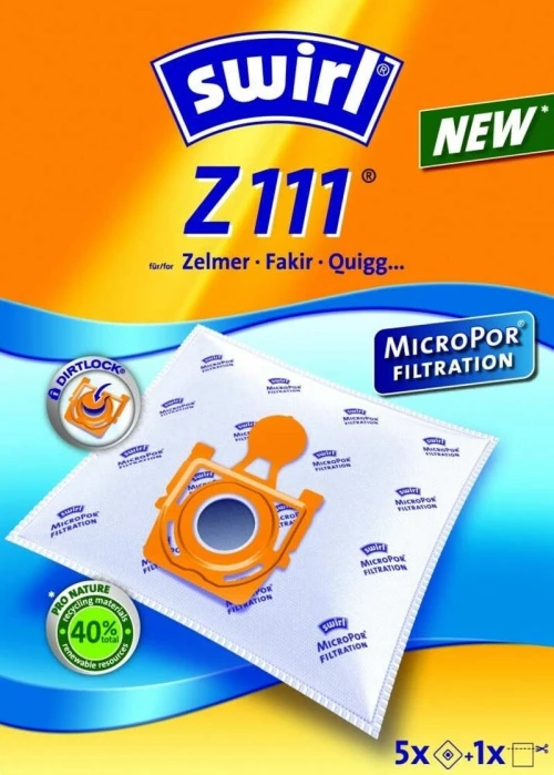 Swirl Z111-5 Σακούλες Σκούπας 5τμχ