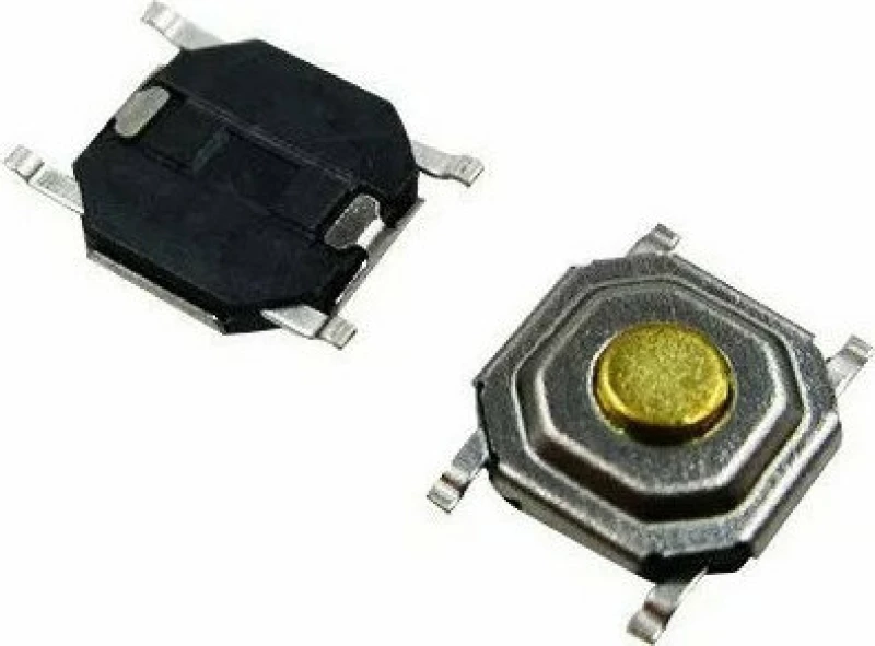 TS-1252 DIP Tact Μικροδιακόπτης 4 Pin DC 12V 0.5A (5.2x5.2x3.2mm) (OEM)