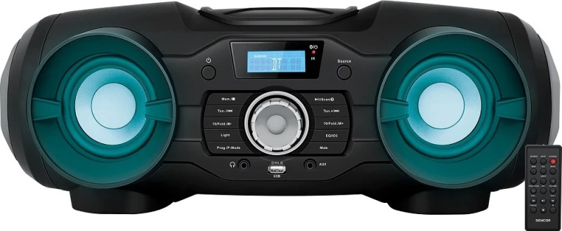 Sencor Φορητό Ηχοσύστημα SPT 5800 με Bluetooth / CD / USB / Ραδιόφωνο σε Μαύρο Χρώμα