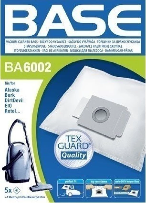 BASE BA6002 Σακούλες Σκούπας 5τμχ