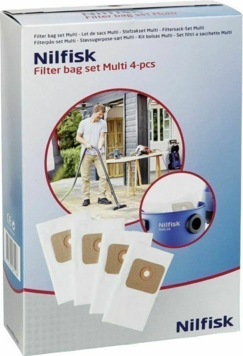 Nilfisk 107402336 Σακούλες Σκούπας 4τμχ