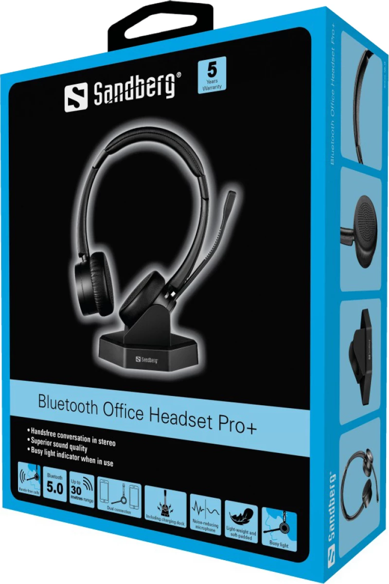 Sandberg Bluetooth Office Headset Pro+