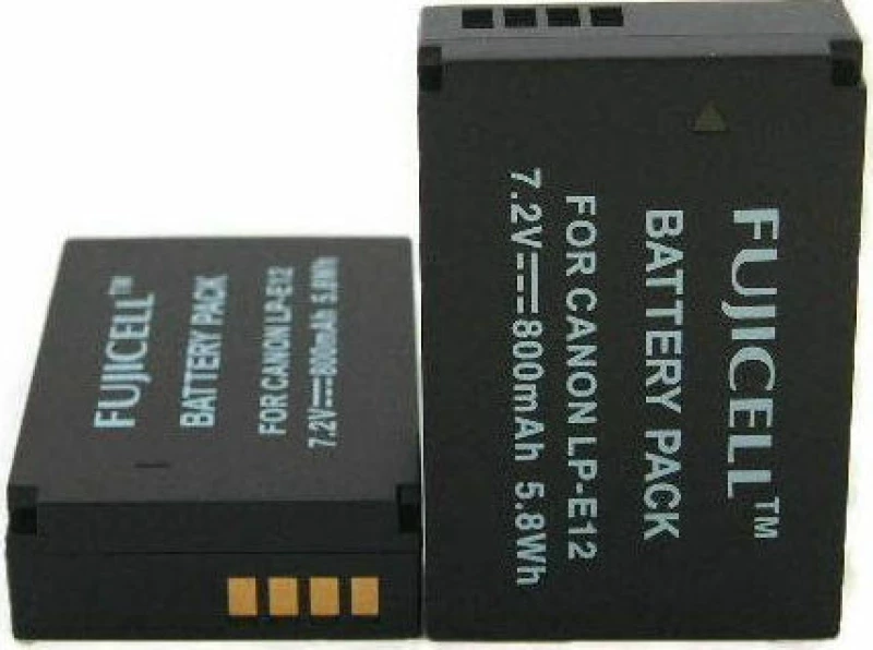 Fujicell Μπαταρία Φωτογραφικής Μηχανής LP-E12 800mAh Συμβατή με Canon