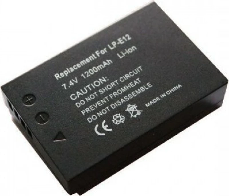 Fujicell Μπαταρία Φωτογραφικής Μηχανής LP-E12 800mAh Συμβατή με Canon