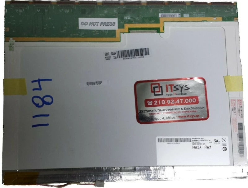 LTN141XB-L02 14.1" 1024x768 XGA CCFL 30pin (Κωδ. 1184)