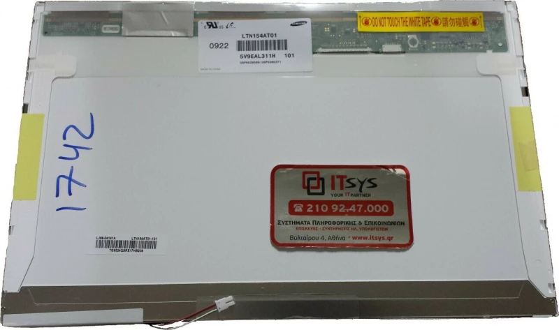 LP154WX4(TL)(A1) 15.4" 1280x800 WXGA CCFL Matte 30pin (Κωδ. 1742)