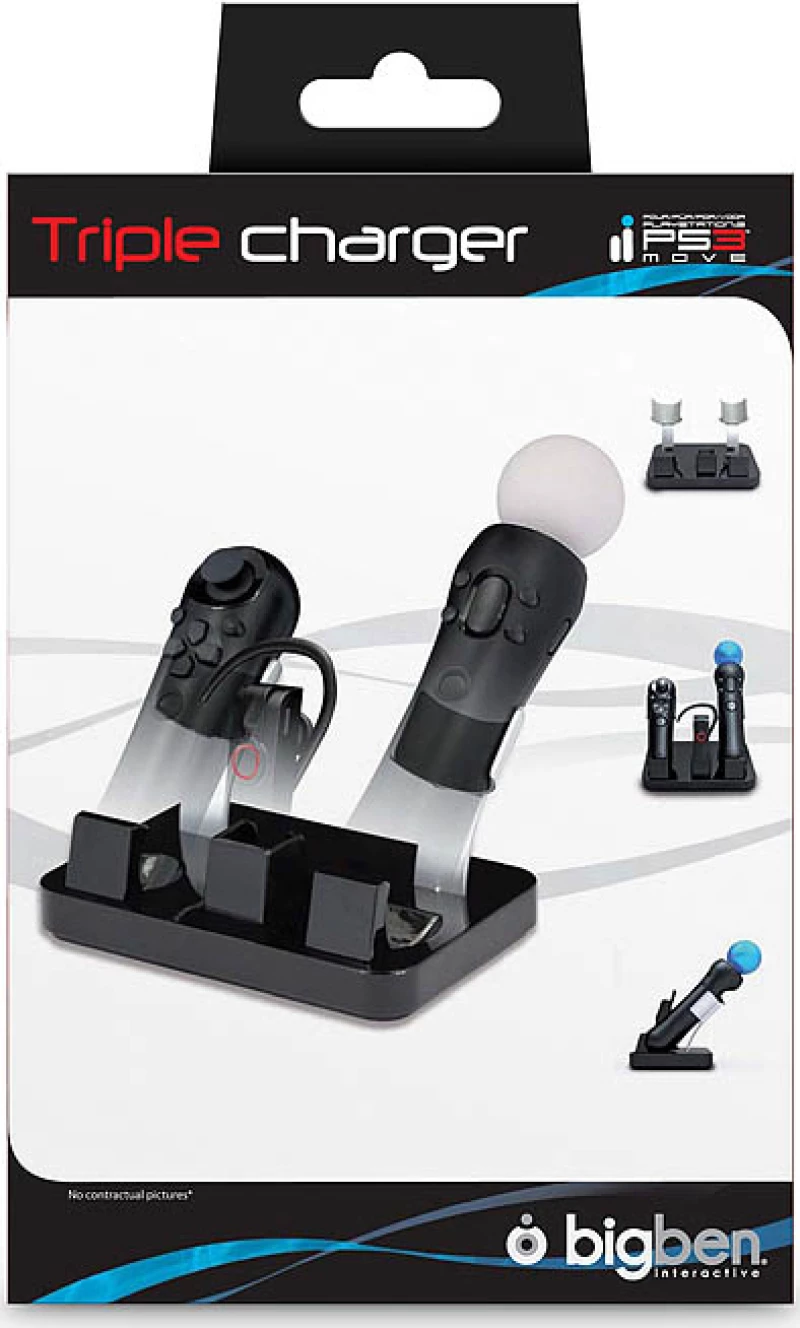 Bigben Interactive Triple Charger Move PS3