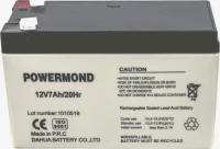 ΜΠΑΤΑΡΙΑ ΜΟΛΥΒΔΟΥ 12V 7Ah POWERMOND