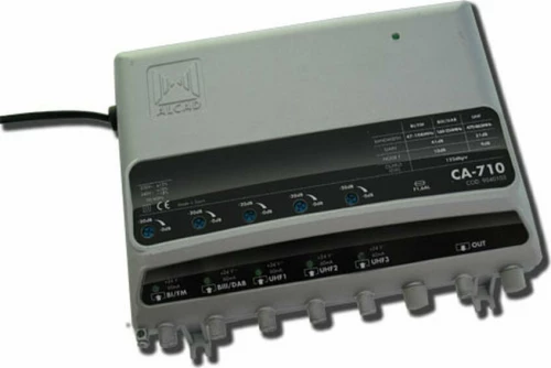 Alcad Ca-710 Επίγειος Ενισχυτής Tv, 5 Εισόδων, 122Dbμv