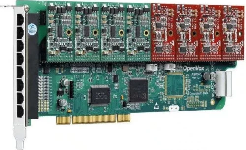 OpenVox A800P + 1 FXS module