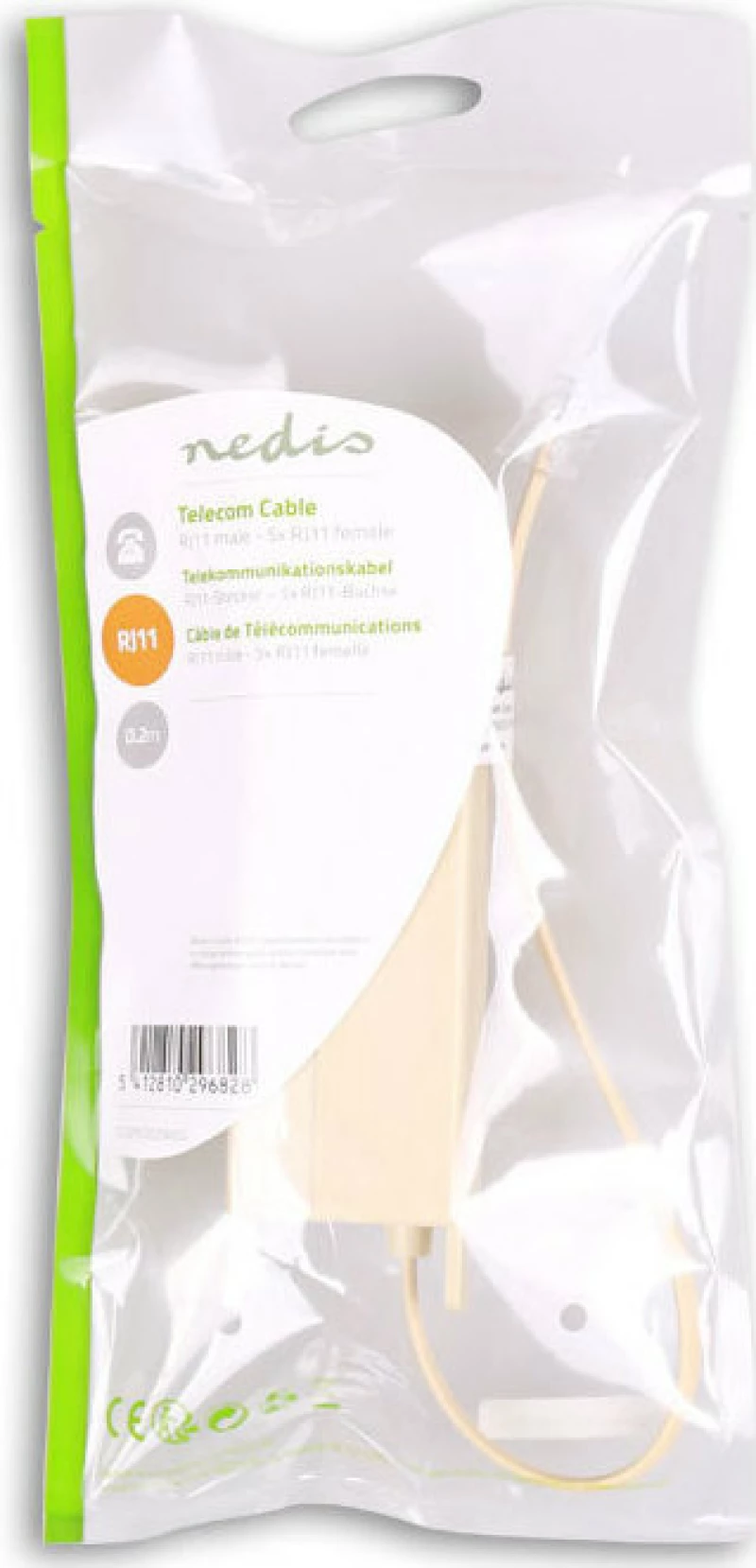 Nedis Splitter TCGP90825IV02 Μπεζ