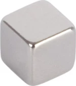 Μαγνήτης Κύβος Neodymium Ασημί 5x5mm 8Τμχ