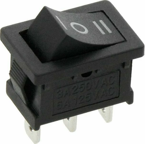 Διακόπτης ON-OFF-ON 3A 250V 3 Επαφών