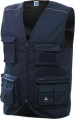 ΓΙΛΕΚΟ ΕΡΓΑΣΙΑΣ SIGGI CHROME VEST ΜΠΛΕ