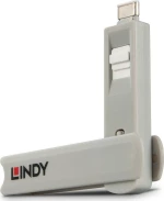 Lindy Port Blocker Usb Type-C (1 Key + 4 X Blocks) White (40427)