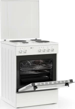 Thermogatz TGS E120 WH Κουζίνα 60lt με Εστίες Εμαγιέ