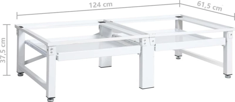 vidaXL 51196 Βάση Πλυντηρίου/Στεγνωτηρίου 124x61.5cm