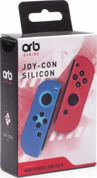 ORB Joycon Silicon Controller Grips Blue-Orange Switch
