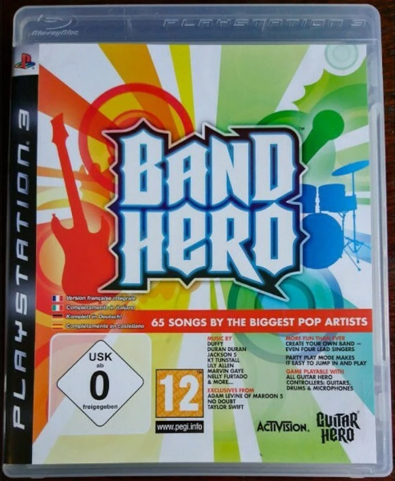 Band Hero Stand Alone Software PS3