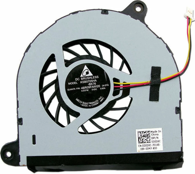 CPU Fan για Dell Inspiron 17R 5720/N5720/7720/D0D6C/0D0D6C/Q8D7