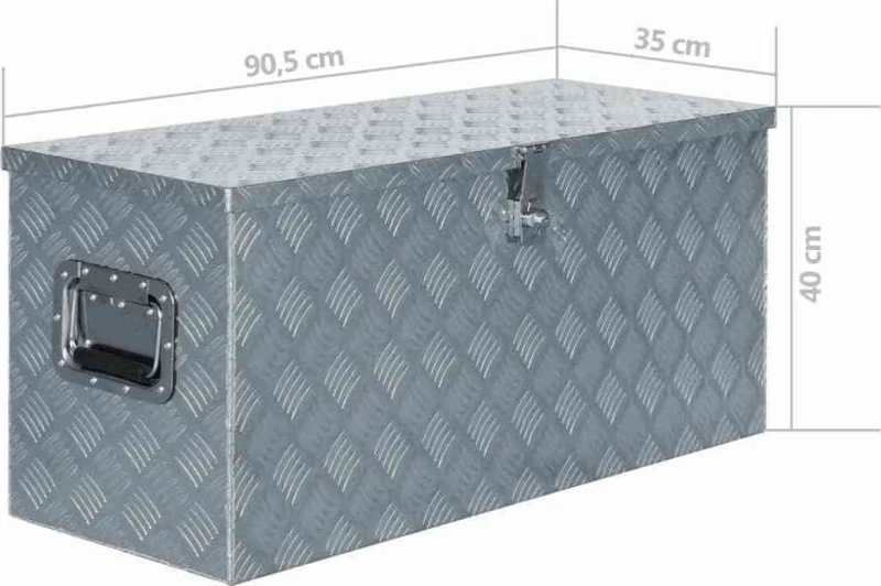 vidaXL 142940 Μπαούλο Εργαλείων 90.5x35x40cm