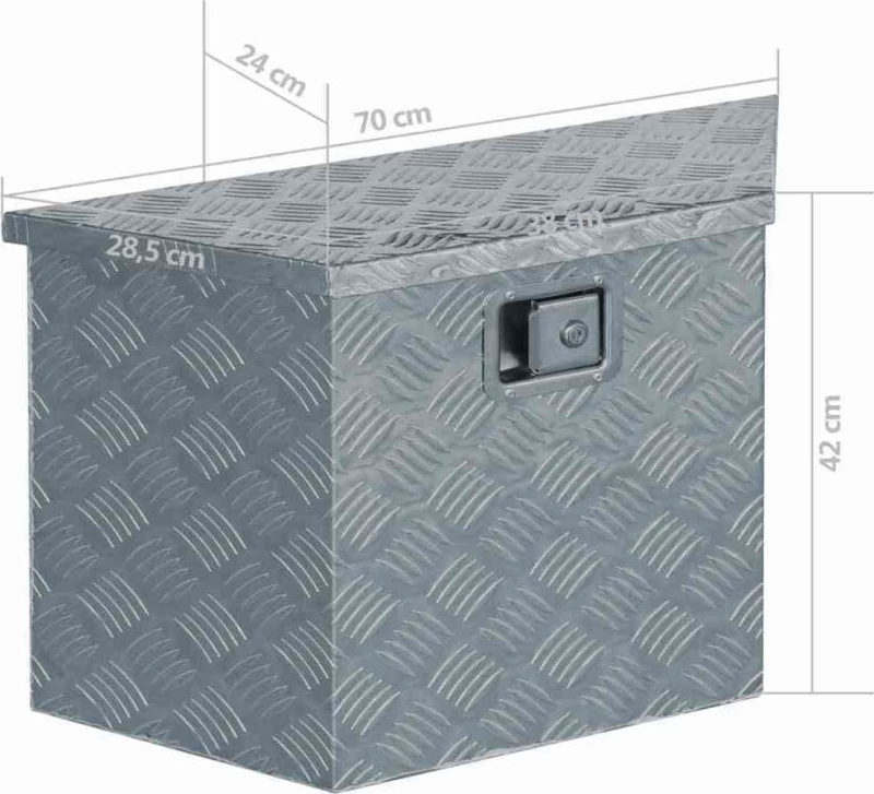 vidaXL 142942 Μπαούλο Εργαλείων 70x24x42cm