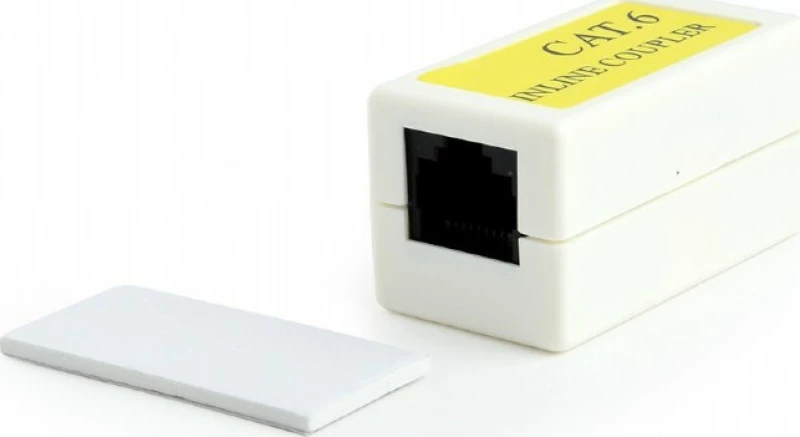Gembird Cat.6 LAN Coupler White
