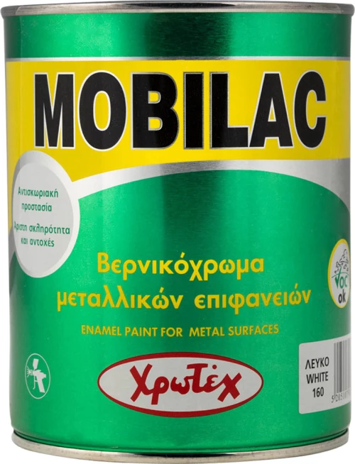 Χρωτέχ Βερνικόχρωμα Mobilac 0.75lt Μαύρο Ματ