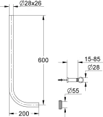Grohe Σωλήνας Για Φλουσόμετρο 37107000