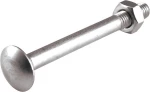 Κασονόβιδα M 8x80 Inox A2 DIN603 & Περικόχλιο 10Τμχ