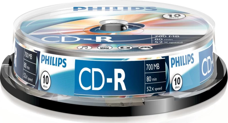 Philips CD-R 700MB 10τμχ